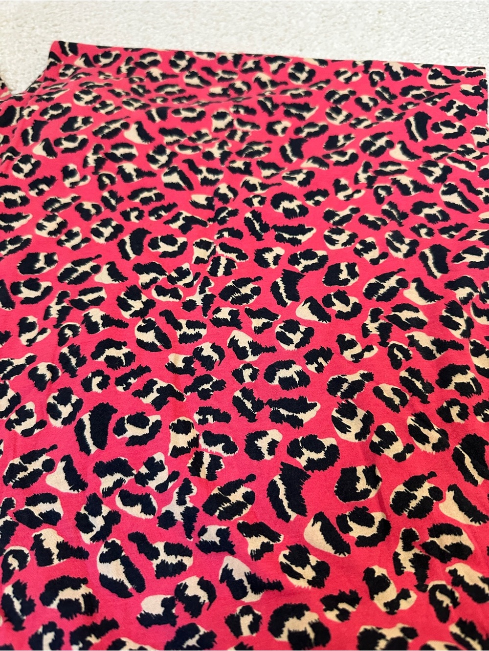 Marc By Marc Jacobs Hot Pink Leopard Print Scarf